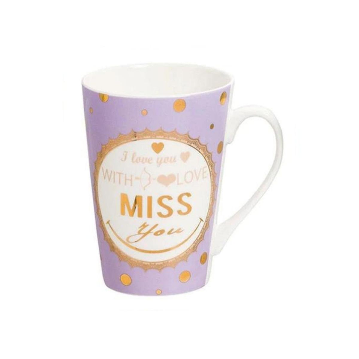 SOHOGAR - Tazón de carámica lila 400 ml