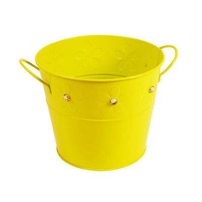 Imagen 2 del producto Balde de latón amarillo con gemas