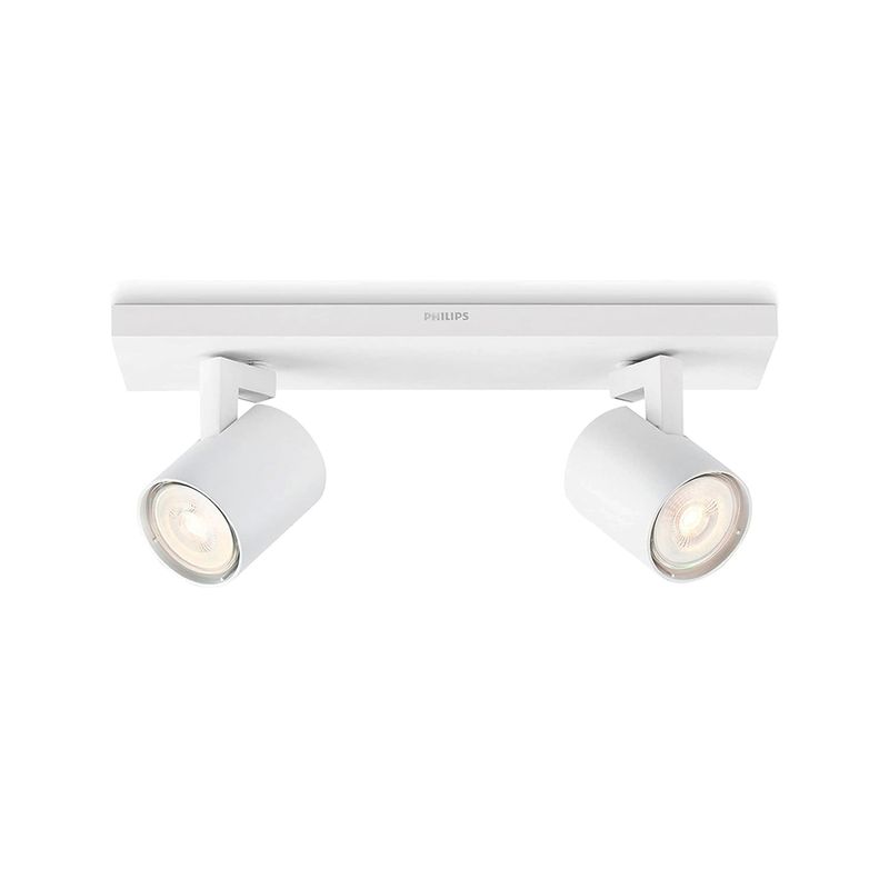 PHILIPS - APLIQUÉ CIELO/MURO PHILIPS NEIRO DOBLE DIRIGIBLE S/GU10 BLCO