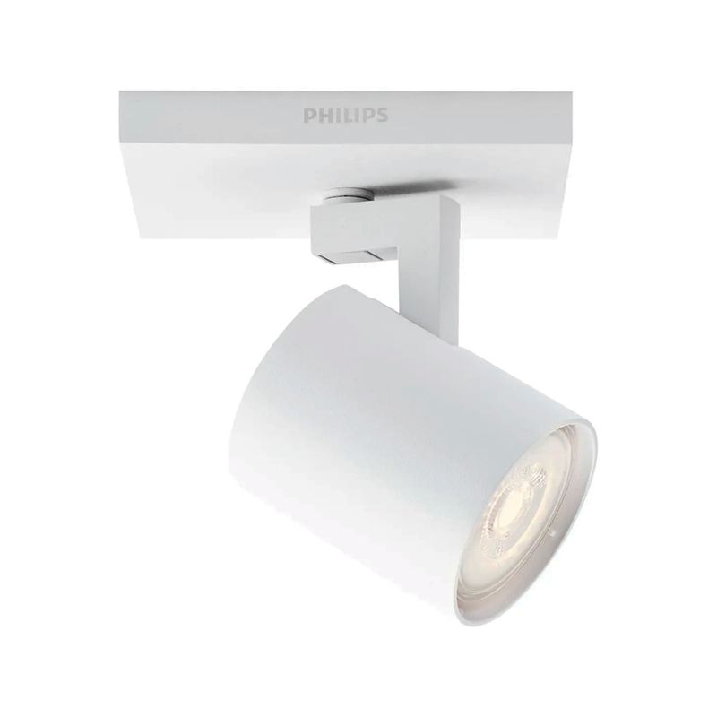 PHILIPS - APLIQUÉ CIELO/MURO PHILIPS NEIRO SIMPLE DIRIGIBLE S/GU10 BCO