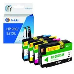 GENERICO - PACK DE 4 CARTUCHO ALTERNATIVO HP 950/951 XL