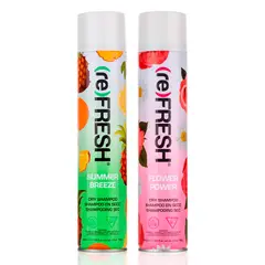 COSMETICAVAL - Kit 2 aromas Shampoo seco sin enjuague Refresh CVL