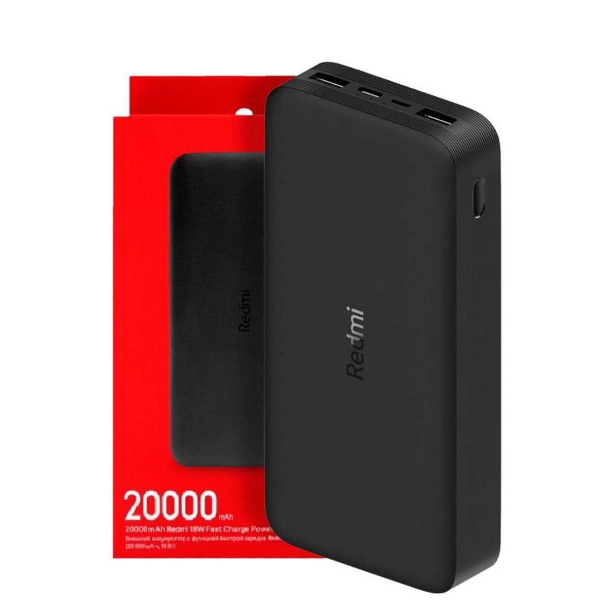 XIAOMI - Xiaomi Redmi Power Bank 20000 mAh 18W Carga Rapida