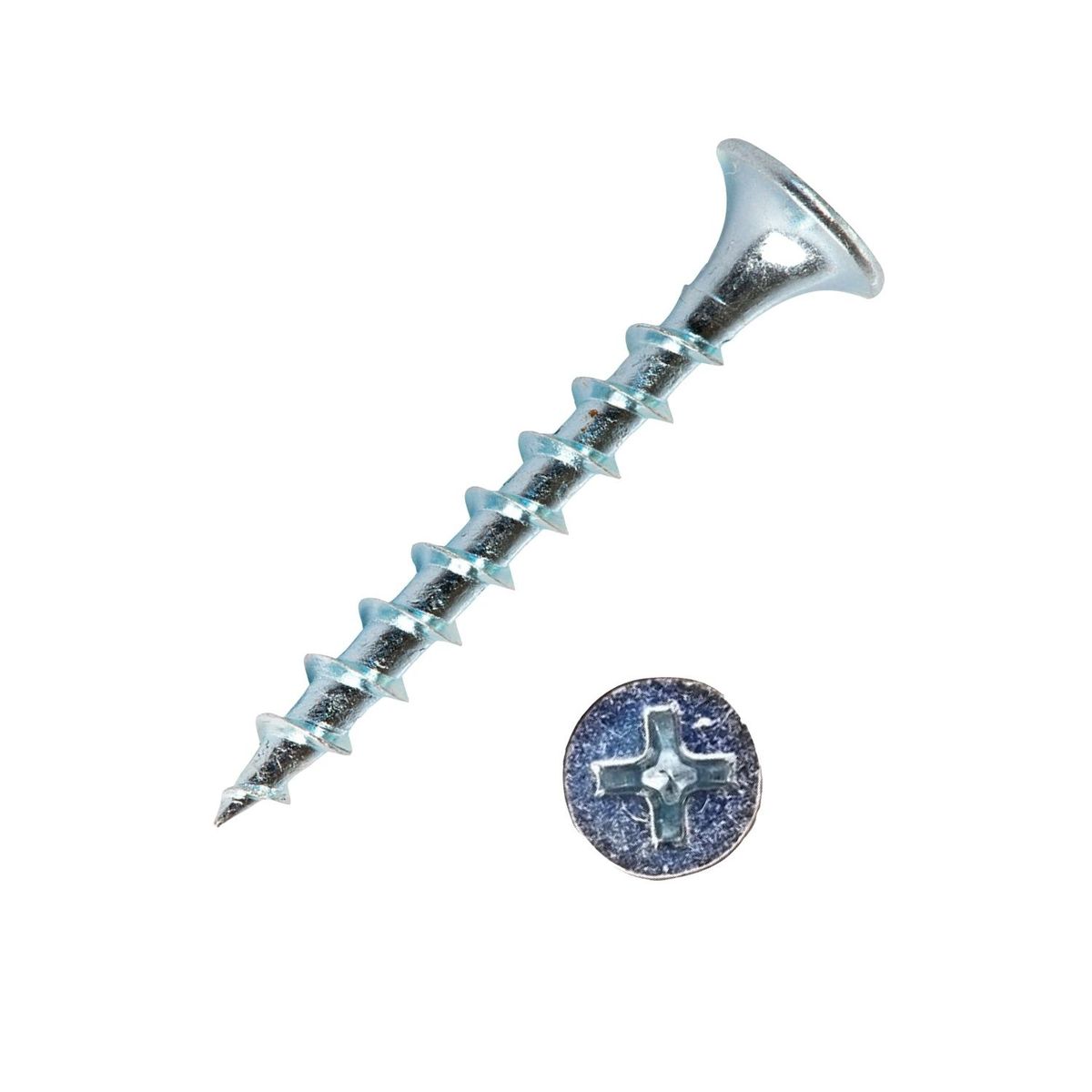 GENERICO - Tornillo 6x1 1/4 CRS Zincado Rosca Gruesa x 1.000 unidades