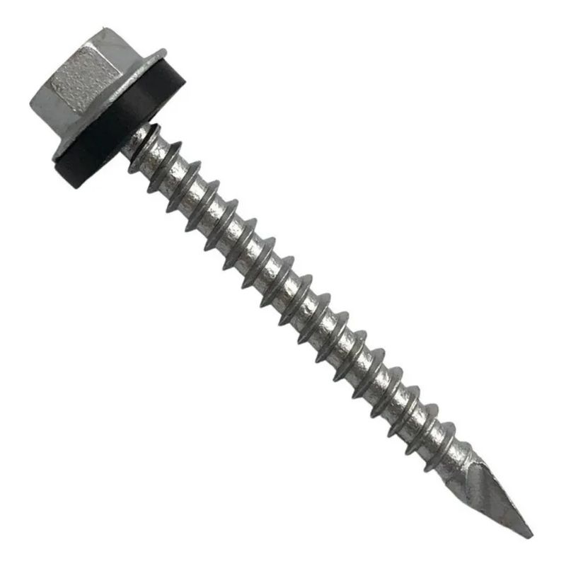 GENERICO - Tornillo 10x2 1/2 Hexagonal Punta Espada Autoperforante x 100 unidades