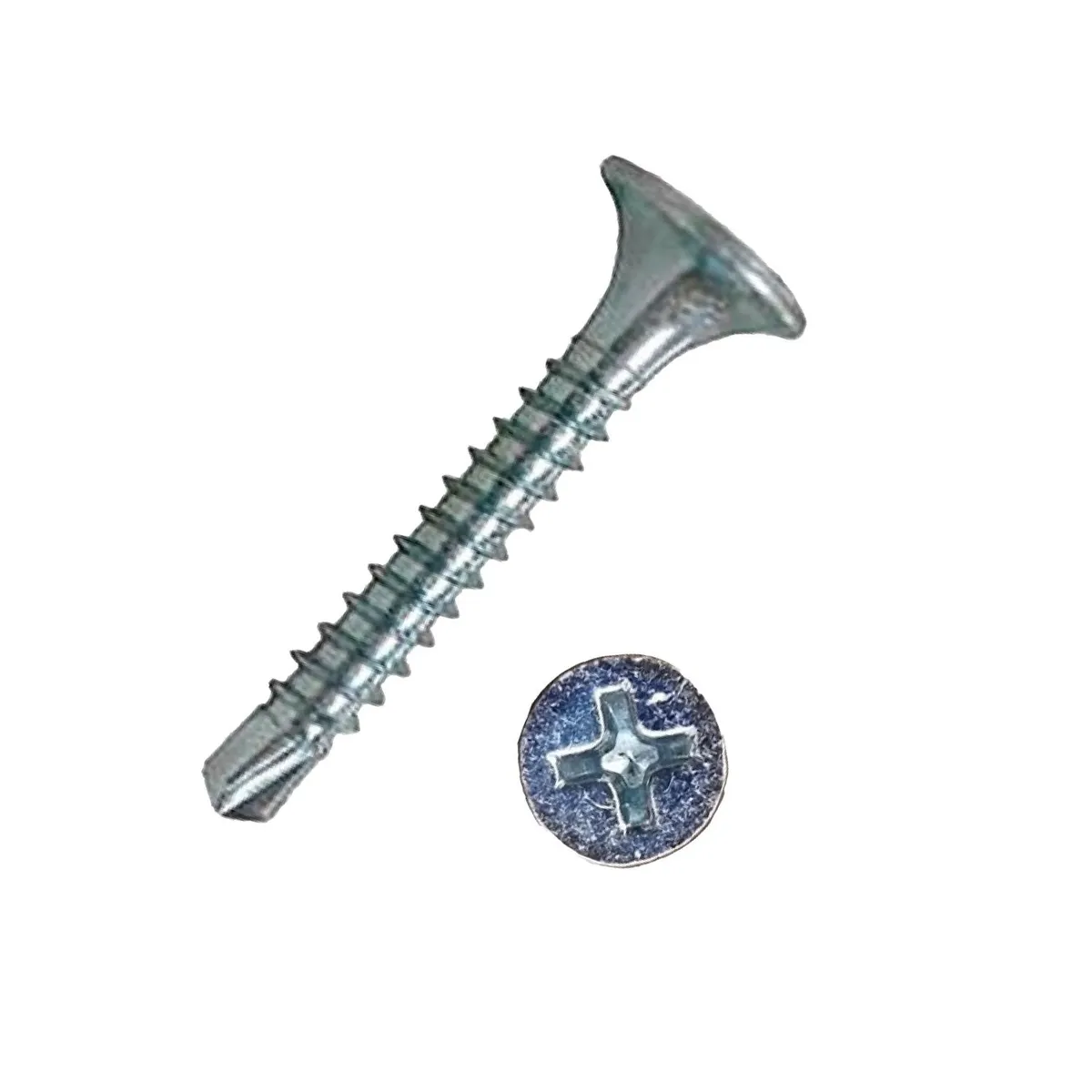 GENERICO - Tornillo 6x1 1/4 Punta Broca Zincado x 1.000 unidades