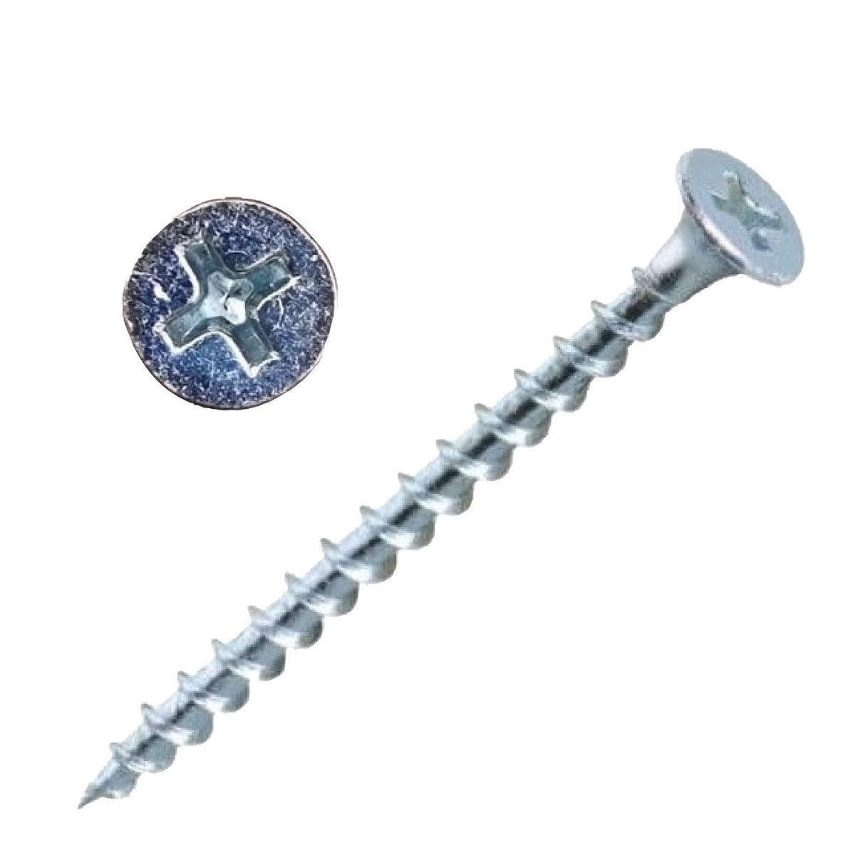 GENERICO - Tornillo 8x2 1/2 CRS Zincado X 500 Unidades