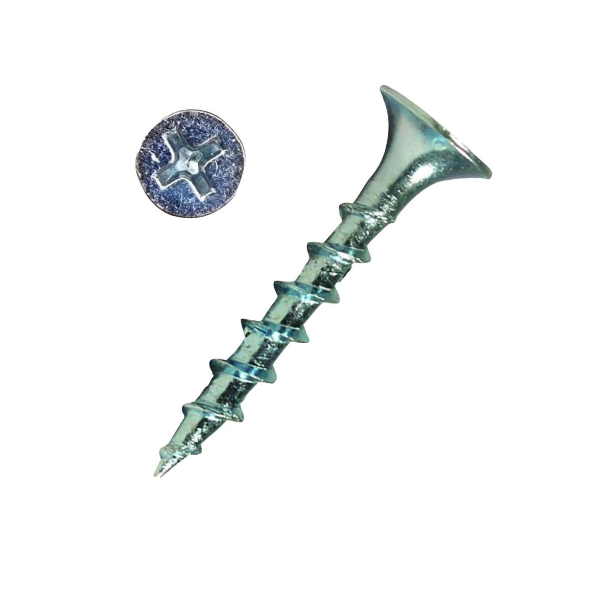 GENERICO - Tornillo 6x1 CRS Zincado Rosca Gruesa x 1.000 unidades