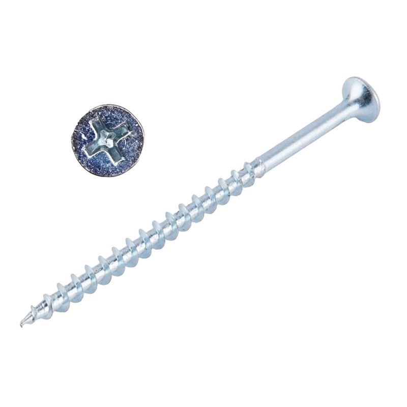 GENERICO - Tornillo 8x4 CRS Zincado x 100 unidades