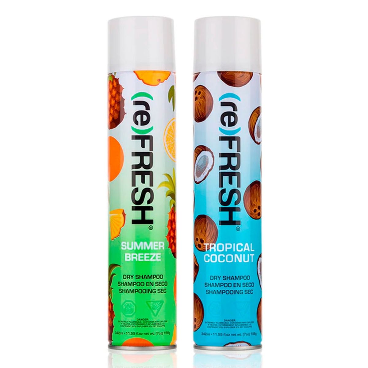 COSMETICAVAL - Kit 2 aromas Shampoo seco sin enjuague Refresh CVL