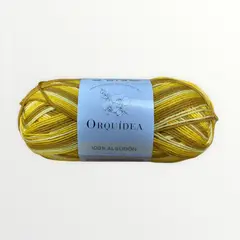 GENERICO - Hilo Algodon Estampado Orquidea 100 grs - Mostaza 652