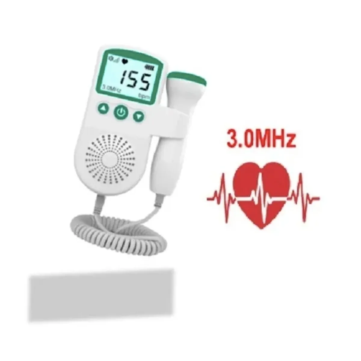 GENERICO - Monitor Utrasonico Doppler Verde mas Dieco Gel incluido