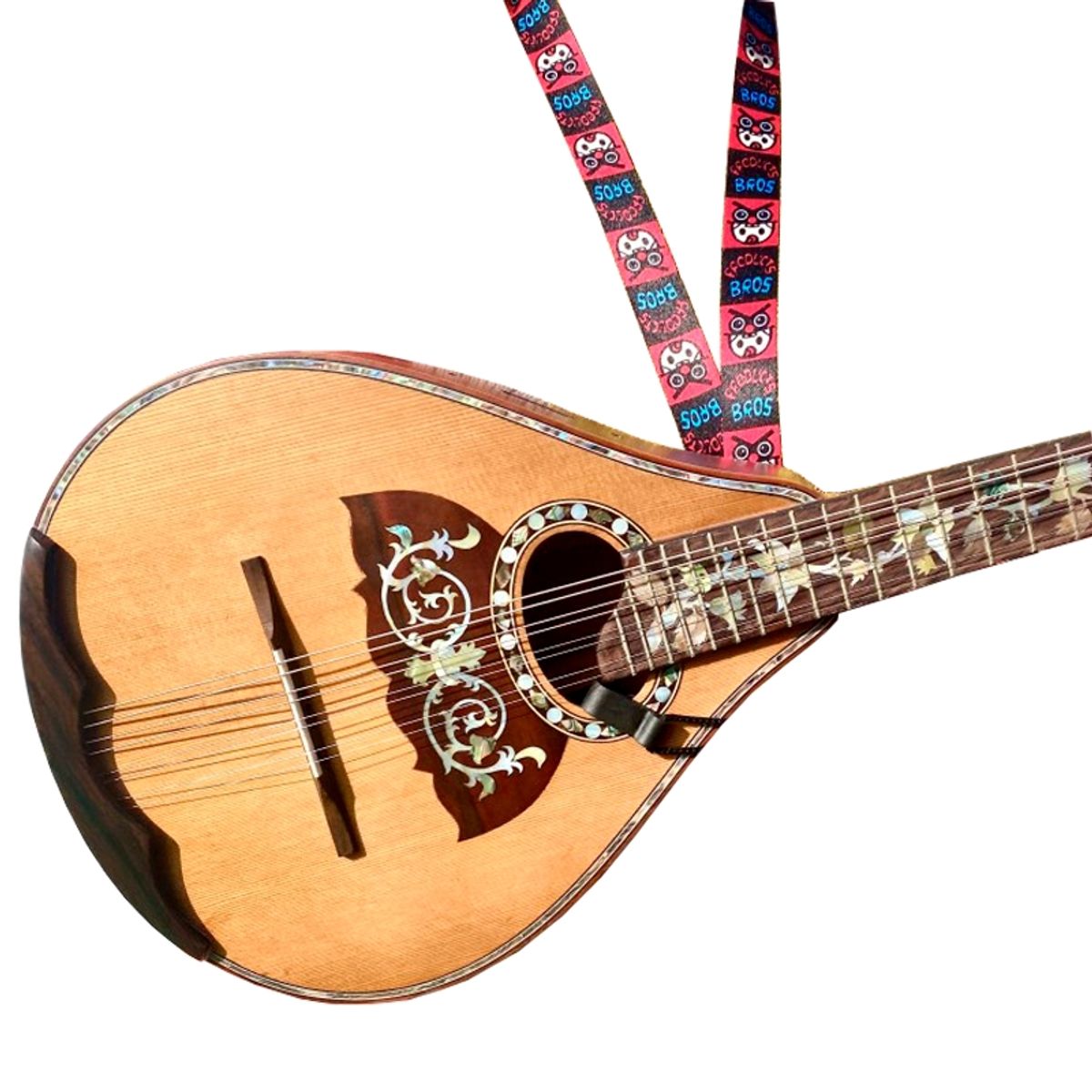 LUTHART - Colgador para Mandolina y Ukelele modelo ÉTNICO