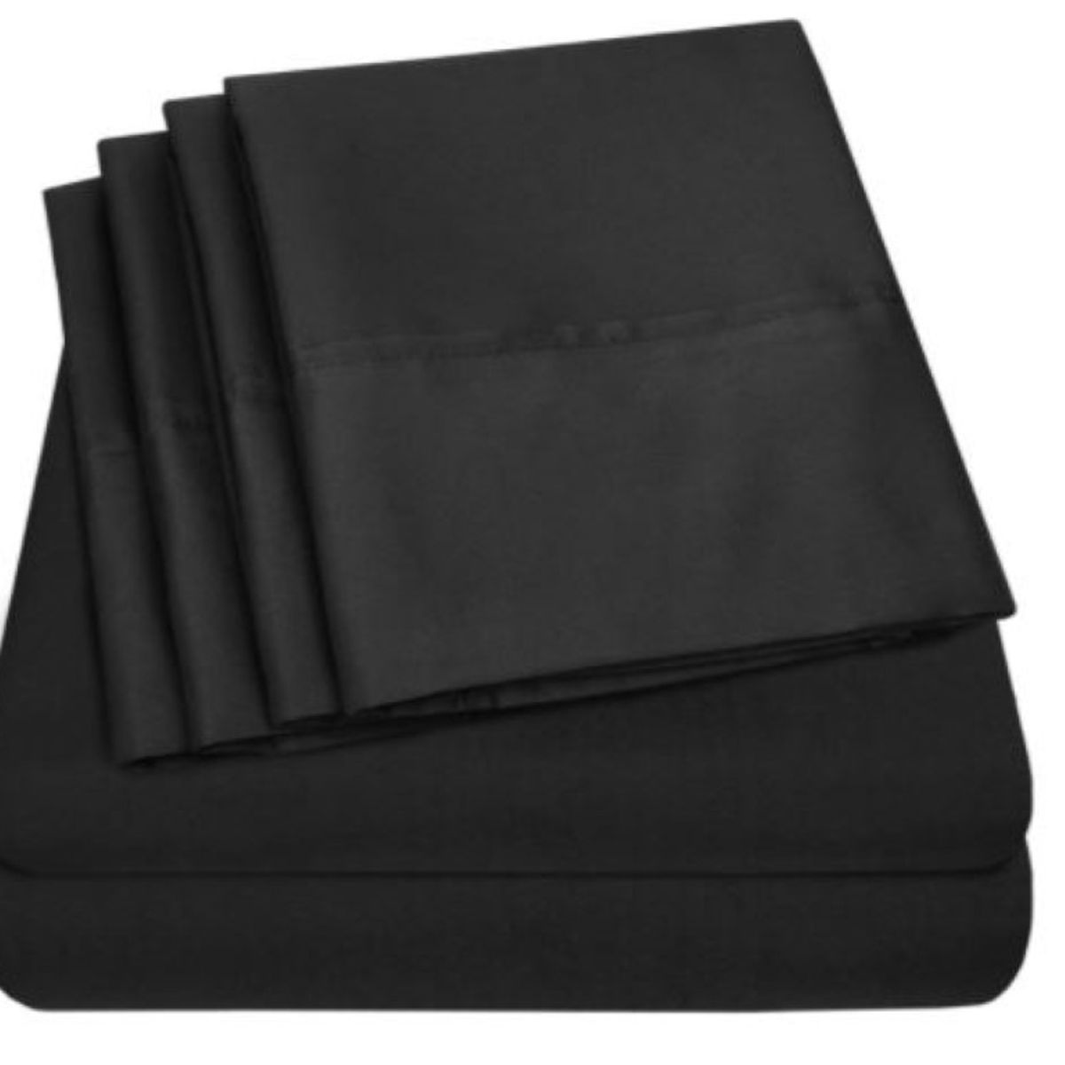 BEKU - Sábana Premium Beku Home, 2 Plaza, Negro Noche