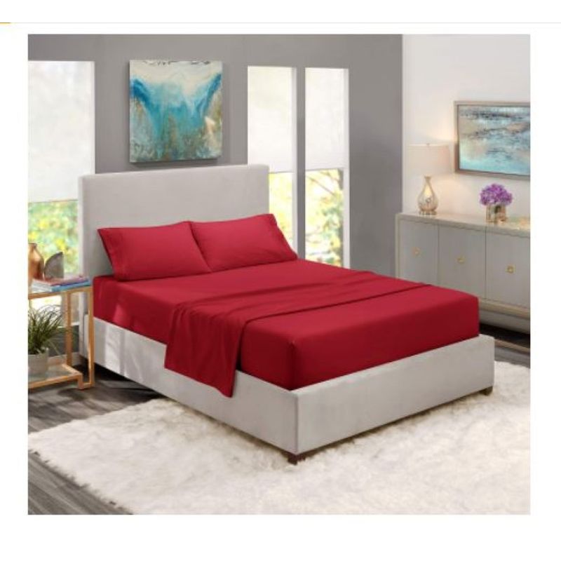 BEKU - Sábana Premium Beku Home King Burdeo