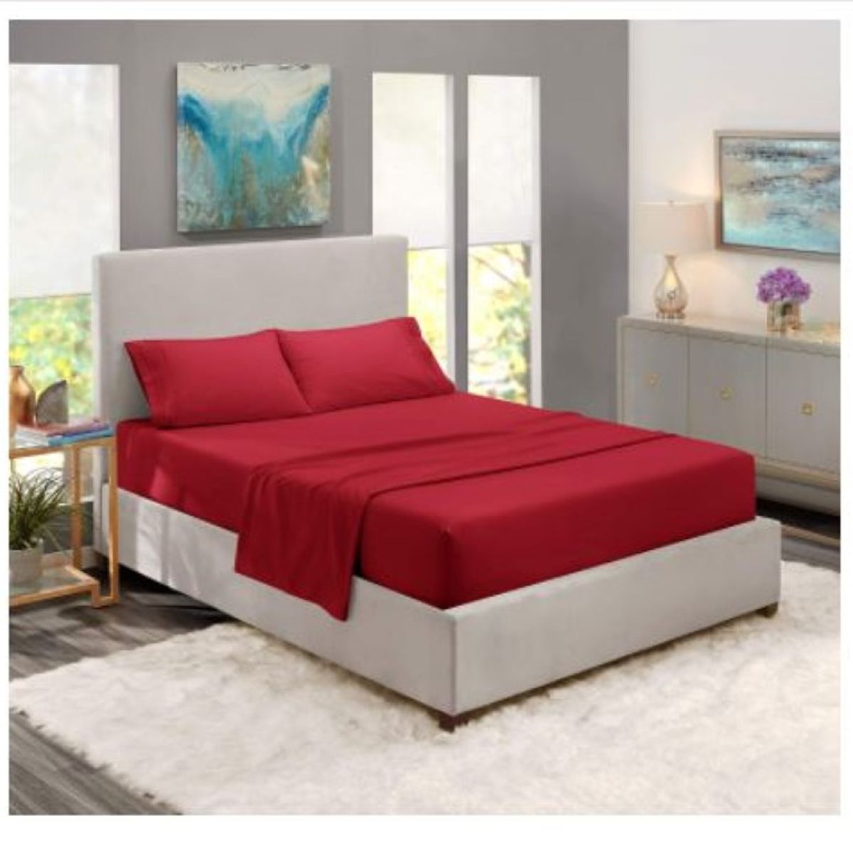 BEKU - Sábana Premium Beku Home Super King Burdeo