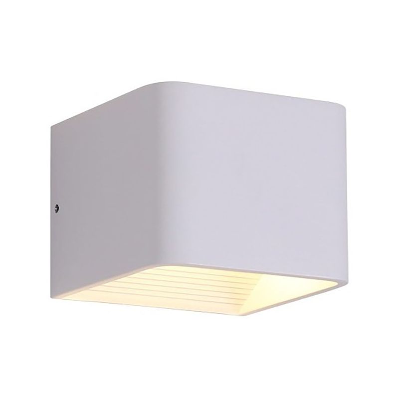 LED STUDIO - APLIQUÉ MURO LED STUDIO SQUARE 6W LUZ CÁLIDA BLANCO