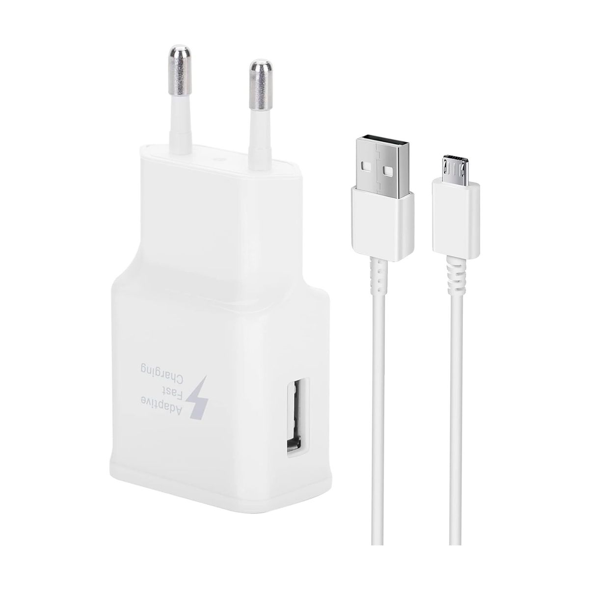 GENERICO - Cargador para Samsung 15W Carga Rapida V8 Micro USB a USB