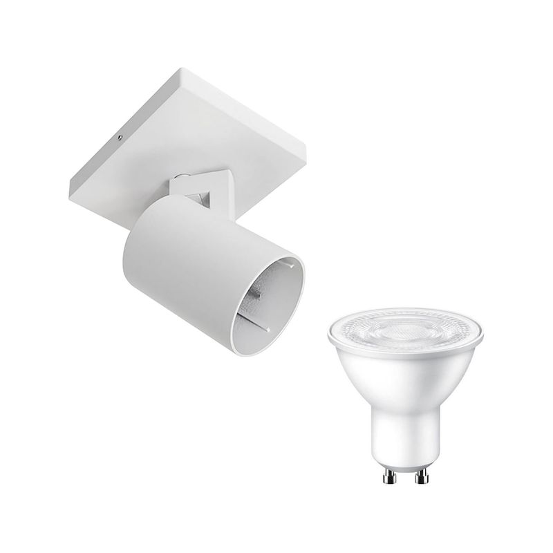 LED STUDIO - KIT APLIQUÉ CIELO/MURO LED STUDIO SIMPLE + 1 GU10 LUZ CÁLIDA