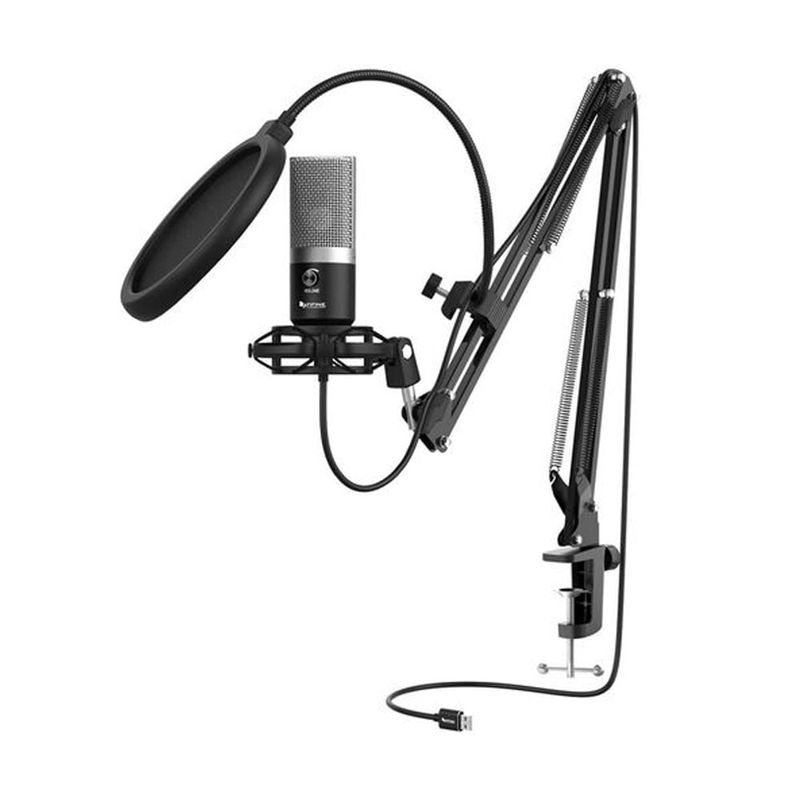 FIFINE - Kit Microfono Fifine T670 con brazo filtro antipop y soporte