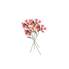 LE BOUQUET - 4 Astromelia Fucsia Flor Seda Artificial 61 Cm
