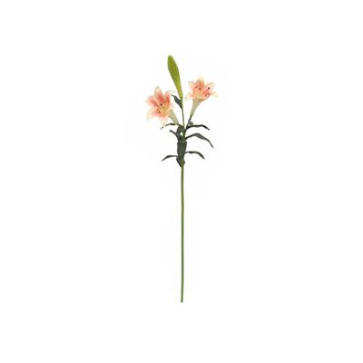 Imagen 2 del producto 4 Lilium Doble Flor Seda Artificial 83 Cm