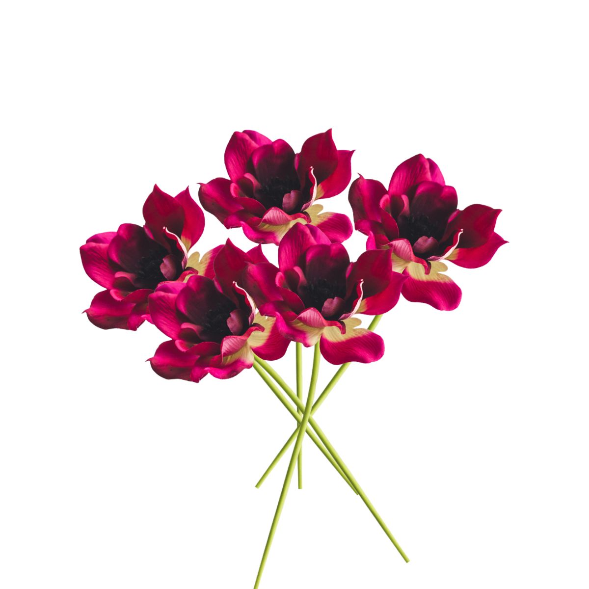 LE BOUQUET - 5 Anemona Flores Artificiales 41 Cm Le Bouquet