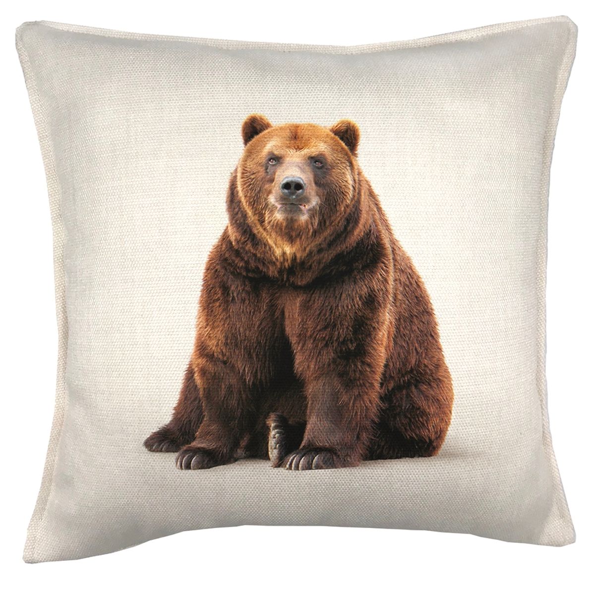 TUYO PRINT - Cojín Oso Pardo 45x45