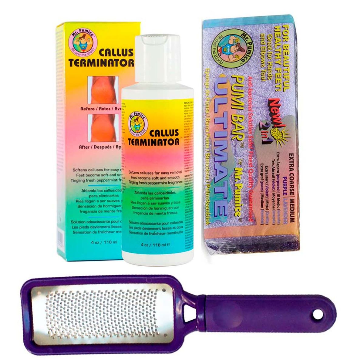 COSMETICAVAL - Removedor callos y durezas Mr Pumice + Limas anti-bacterial