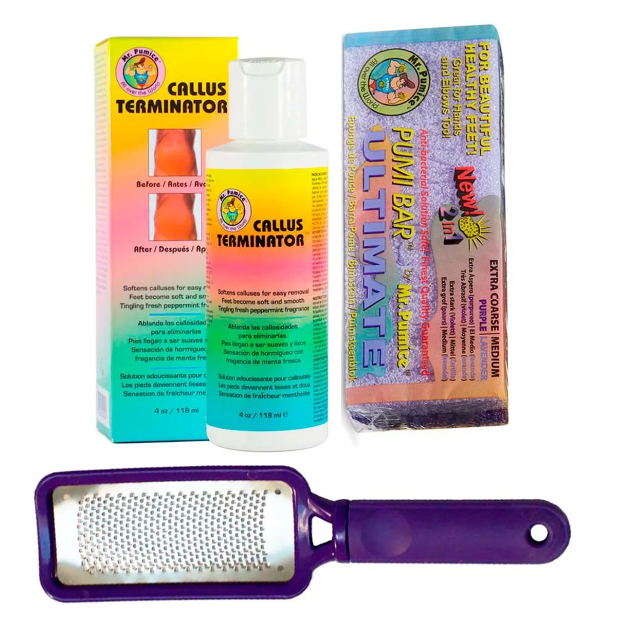 COSMETICAVAL - Removedor callos y durezas Mr Pumice + Limas anti-bacterial
