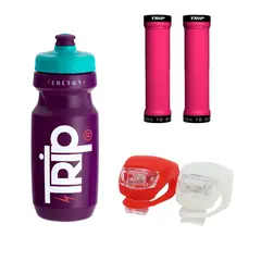 TRIP - PACK CICLISMO CARAMAGIOLA LUCES Y PUÑOS