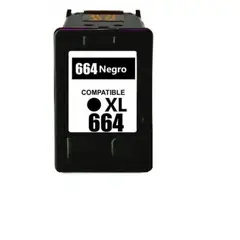 PACIFIC COLOR - Tinta 664xl Negro Compatible con 1115-2135-3635 2345