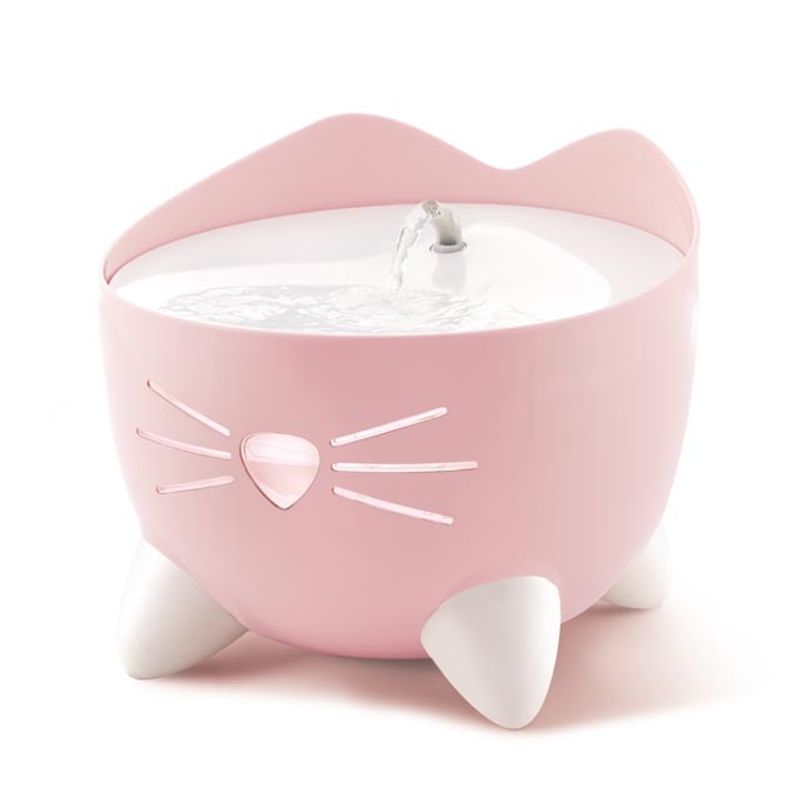 CATIT - Catit Pixi Fuente Bebedera Para Gato 2.5lts Color Rosa