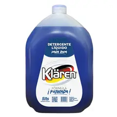 KLAREN - 4 UNIDADES DETERGENTE LIQUIDO ROPA 5 LTS.