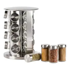 ESHOPANGIE - Set Condimentero Especiero Giratorio Cocina 16 Pcs