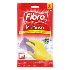 FIBRO - 12 UNIDADES GUANTES MULTIUSO S