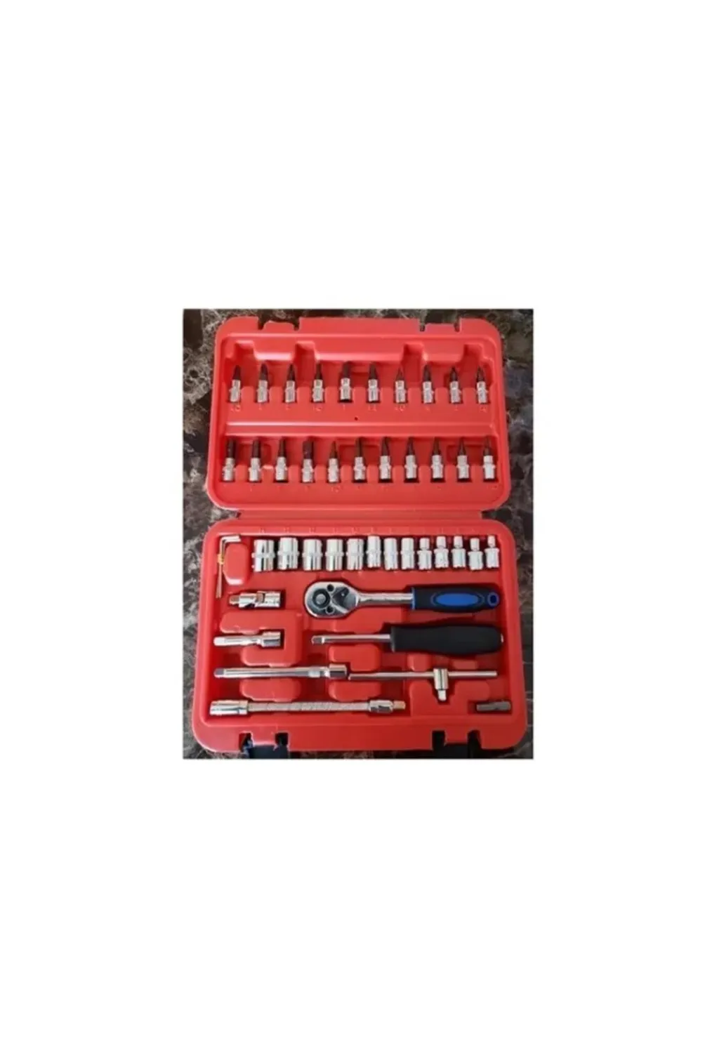 Juego Caja Set Dados Chicharra Herramientas 46 Piezas | Sodimac Chile