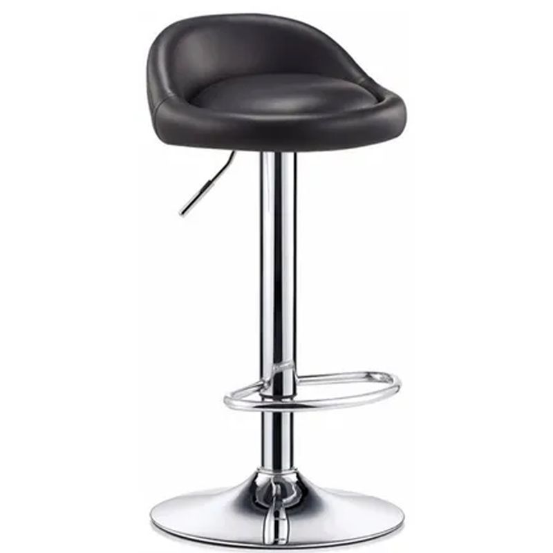 ESHOPANGIE - Silla Piso Bar Altura Regulable Taburete Negro
