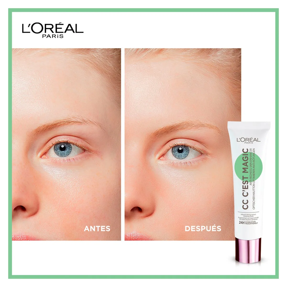 LOREAL PARIS - Base Cc Cream 01 Anti Redness  Loreal Paris