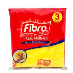 FIBRO - 50 UNIDADES PAÑO MULTIUSO x3.