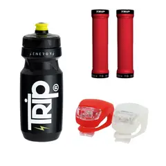 TRIP - PACK CICLISMO CARAMAGIOLA LUCES Y PUÑOS