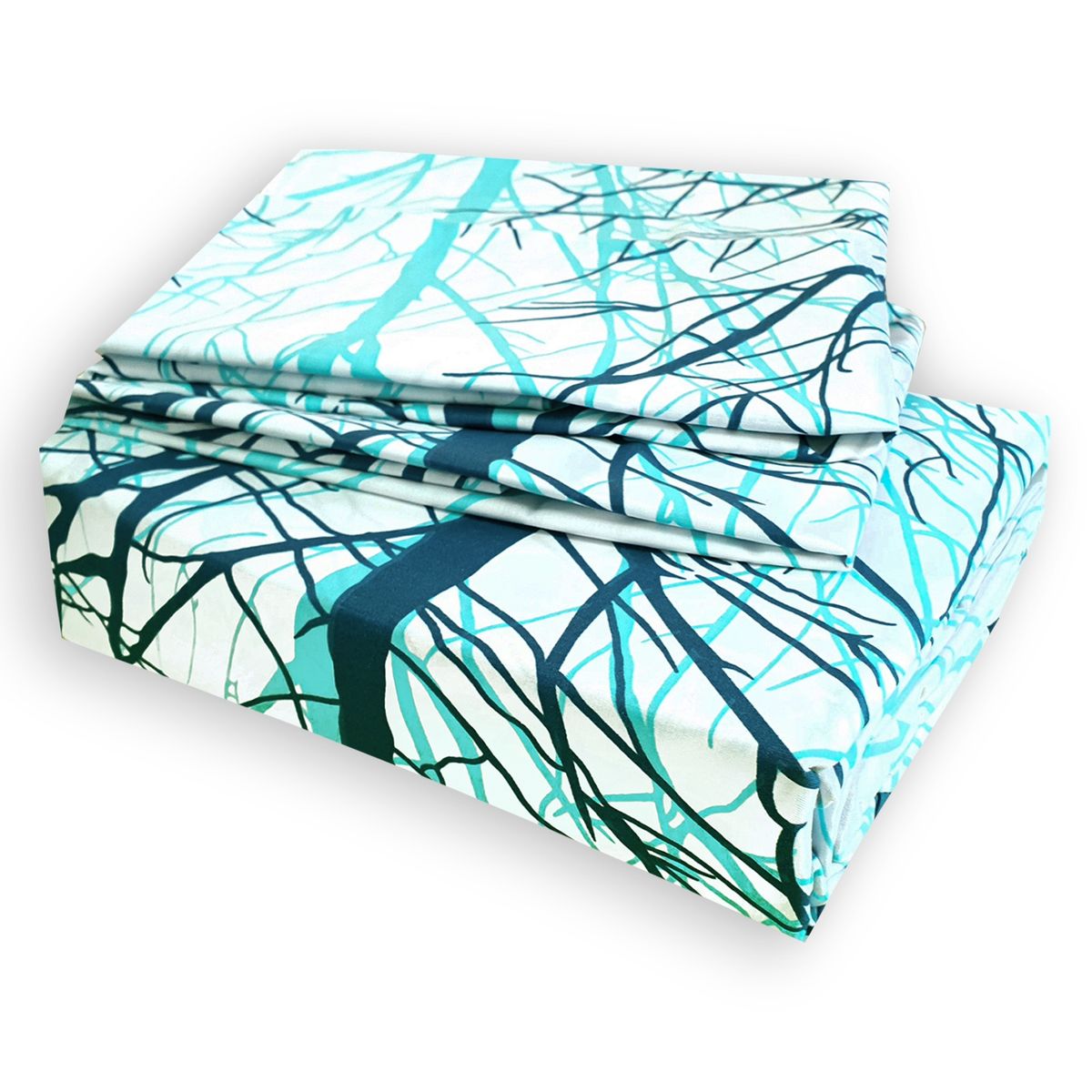 MALLORCA - Juego de Sabanas 144 Hilos 1 Plaza Forest Petroleo