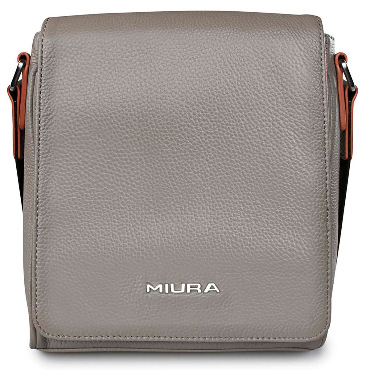 MIURA - Bolso Miura Hombre Mod. Ural 100 % Cuero Natural