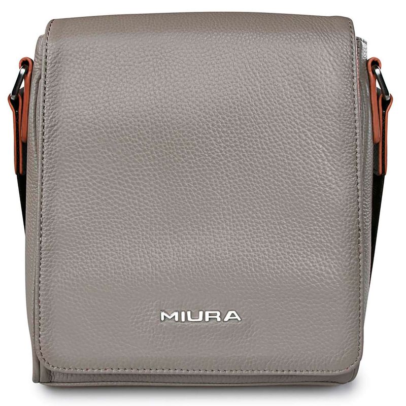MIURA - Bolso Miura Hombre Mod. Ural 100 % Cuero Natural