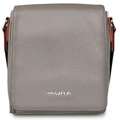MIURA - Bolso Hombre Mod. Ural 100 % Cuero Natural