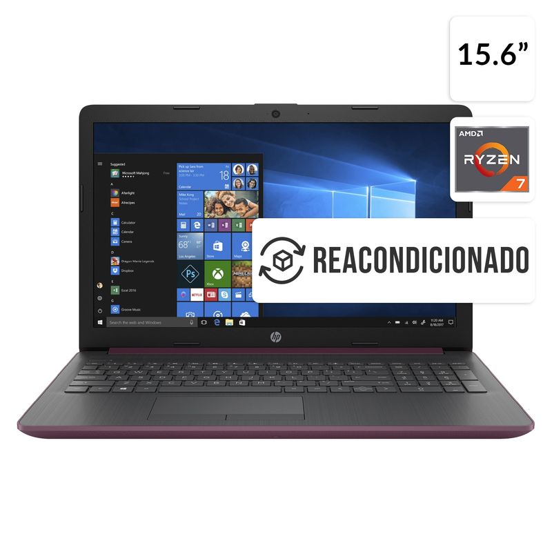 HP - Notebook/HP/Ryzen 7/12gb/2tb/15/reac