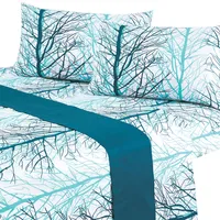 Juego de Sabanas 144 Hilos 2 Plazas Forest Petroleo