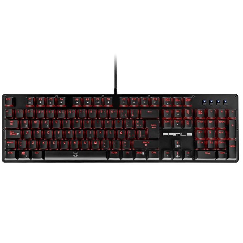 PRIMUS - Teclado Gamer Primus Ballista 100T Mecanico AntiGhosting Inglés