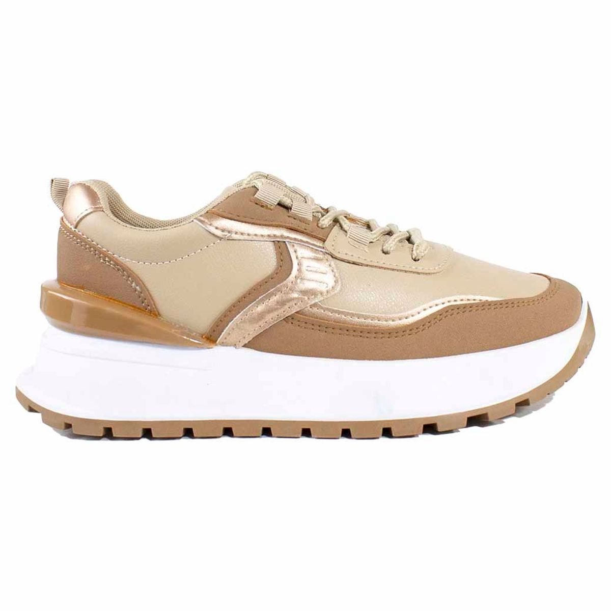 MAILEA - Zapatilla soporte trasero de ecocuero para mujer negro