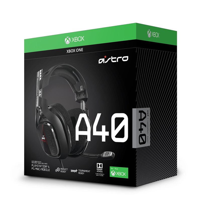 ASTRO GAMING - Audifonos Astro A40 TR + MixAmp Pro TR - Black Xbox PC